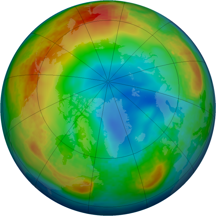 Arctic ozone map for 26 December 2002